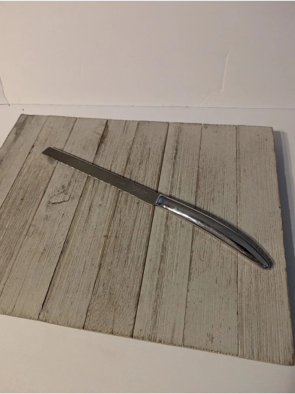 Vintage Saladmaster 406 Carving Serrated Bread Knife Stainless Steel 8